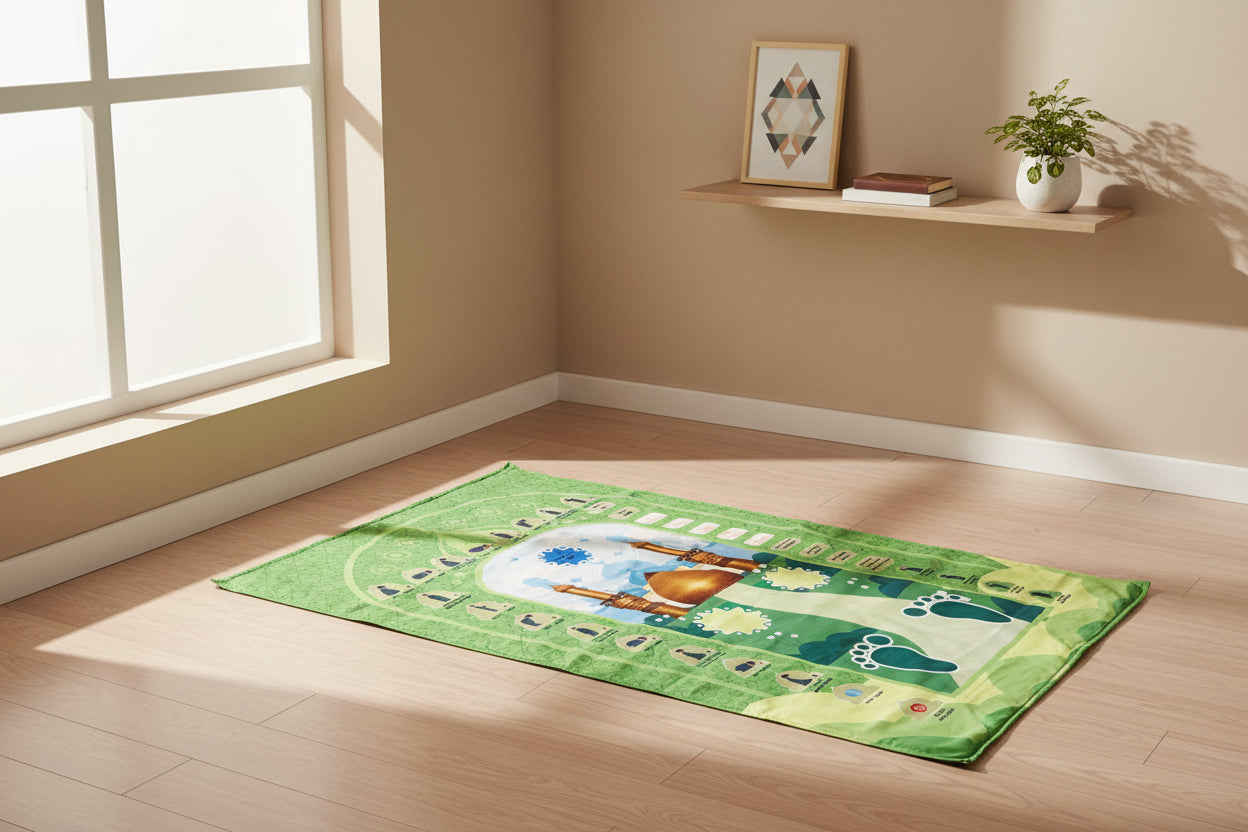 Interactive Prayer Mats for Kids – Learn Salah with Confidence.