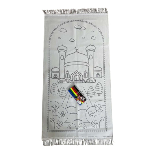 Reusable Kids Coloring Prayer Mats